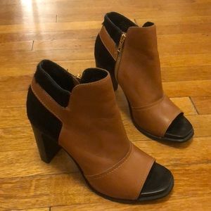 Leather/cow hide booties